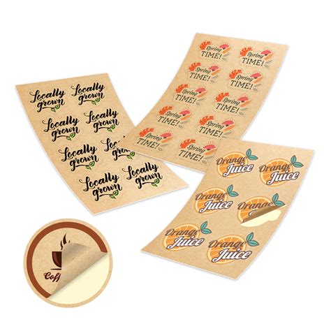 Kraft Stickers