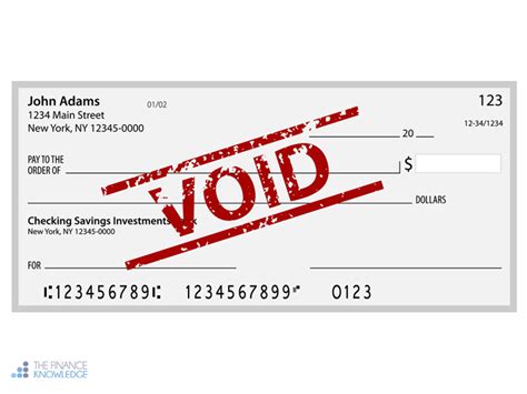 What Is A Voided Check The Finance Knowledge