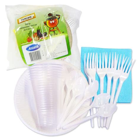 Набор одноразовой посуды Antella - купить по выгодной цене в интернет ...