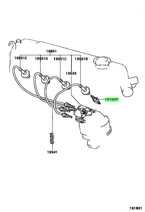 Купить Toyota 9091901198 (90919-01198) Свеча Зажигания. Цены, быстрая ...