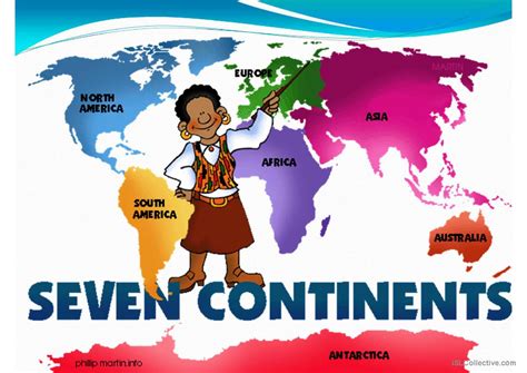 Continents English ESL Powerpoints