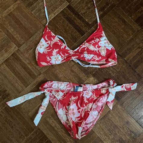 Early S Bikini Set Tagged Medium Waist Depop