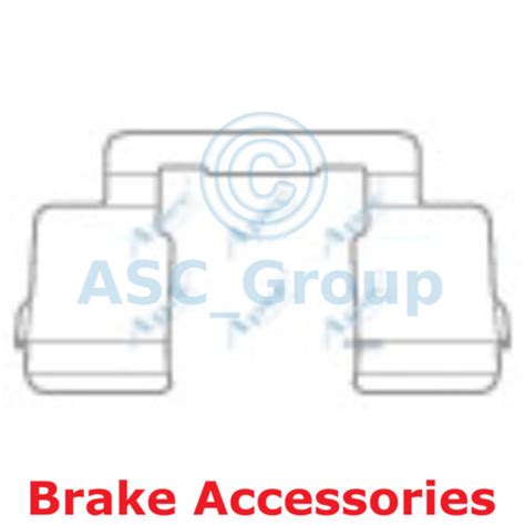 Apec Braking Disc Brake Pad Fitting Kit Accessory Kit1049 5028906048211 Ebay