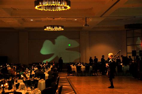 A Bagpipe Player Set The Mood For The St Patricks Day Themed Event