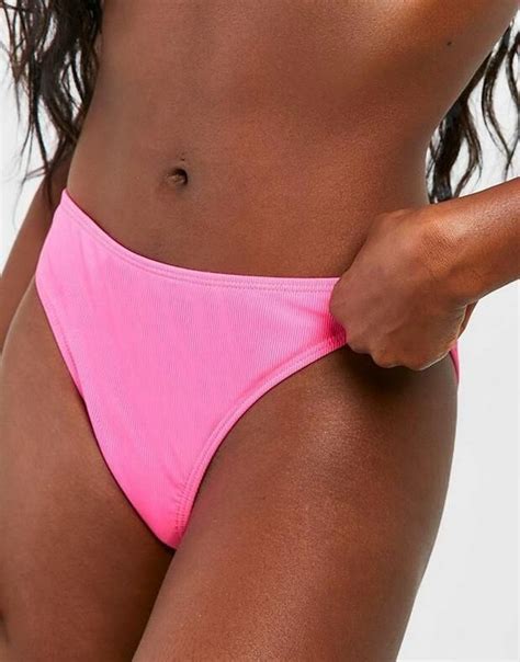 Boohoo Neonowy D Od Bikini Pr Ki Hjl Ng L Ceny I Opinie Ceneo Pl