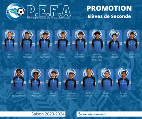 Pefa Pr Sentation Du P Le Masculin Ligue Bretagne De Football