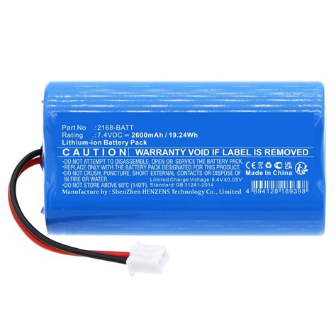 Nightstick 2168-BATT, NSR-2168 Replacement Battery 2600mAh Li-ion