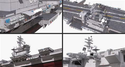 Uss Dwight D Eisenhower Cvn 69 3d Model 299 3ds C4d Fbx Ma Obj
