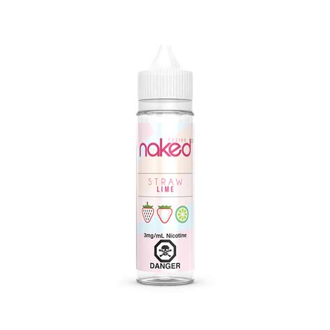 Straw Lime Naked 100 E Liquid 60mL Freebase VapeLoft