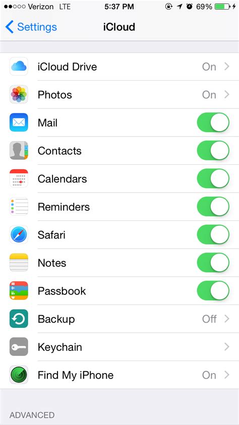 I dont see 'documents & data' in settings - Apple Community