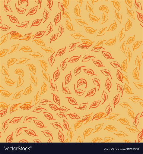 autumn leves seamless pattern royalty  vector image