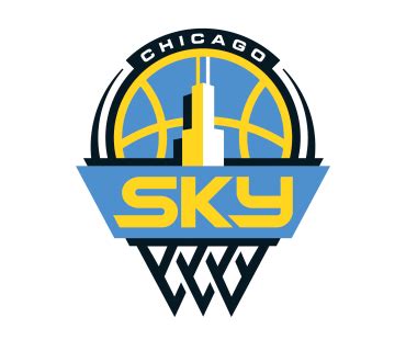 Chicago Sky Sport Sticker by WNBA for iOS & Android | GIPHY