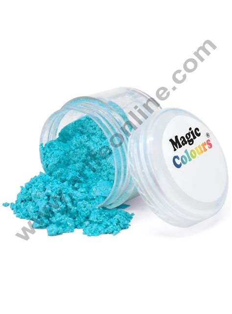 Magic Colours™ Edible Lustre Dust Sparkle Blue 8 Ml Arife Online Store