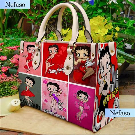 Betty Boop Handbag Betty Boop Leather Bag Betty Boop Etsy