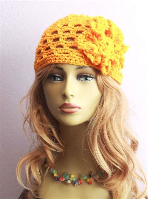 Women Hat Summer Hat Flower Retro Hat Crochet Hat Women Etsy Retro Hats Crochet Hats