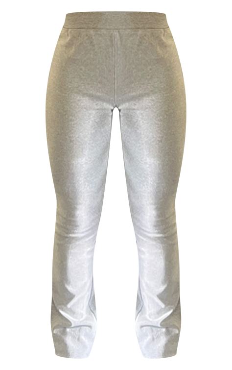 Grey Marl Straight Leg Trousers Co Ords Prettylittlething