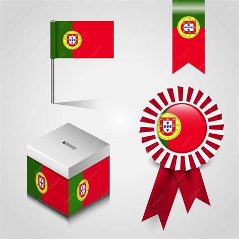 Premium Vector | Portugal country flag