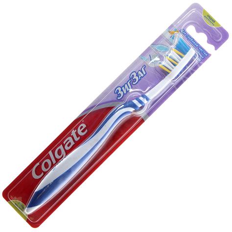 Зубная щетка Colgate, Зигзаг Плюс, средней жесткости, в ассортименте в ...