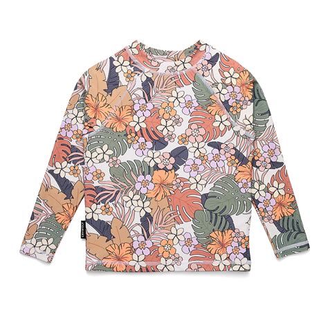 Rash Vest Tropical Floral Little Soldiers