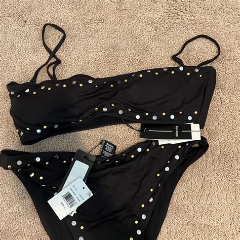 Dolce Vita Swim Dolce Vitastella Studded Bandeau Bikini Set In