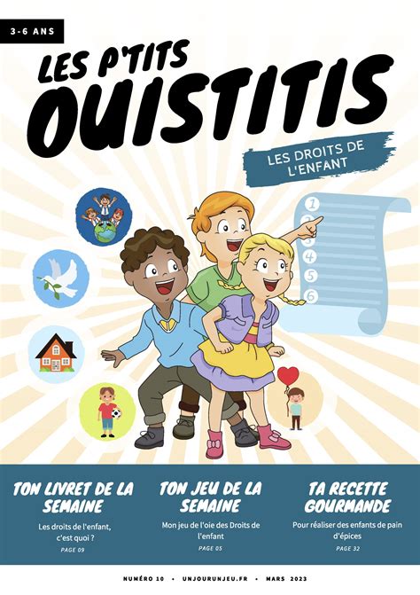 Les P Tits Ouistitis Et Les Droits De L Enfant Un Jour Un Jeu