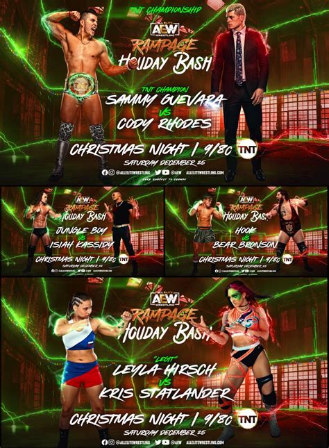 ⚡🎄 12/25 AEW Rampage Holiday Bash thread: Merry Hooksmas | Freakin