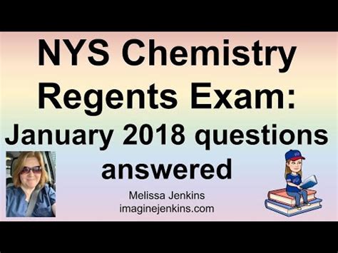 NYS Regents Chemistry January 2018 Exam All Questions Answered YouTube