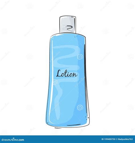 Botella De Loción Para El Cuidado De La Piel Toner De Cara Concepto