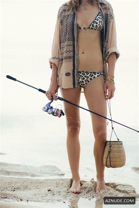 Franziska Von Tschurtschenthaler Topless And In A Bikini While Fishing In A Photoshoot By Carly