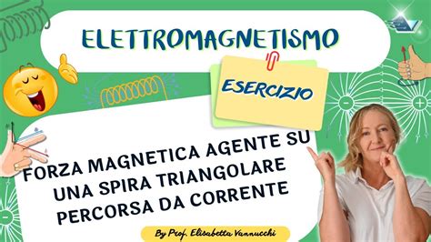 Forza Magnetica Agente Su Una Spira Triangolare Percorsa Da Corrente