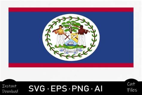 Belize Country Flag Sublimation Graphic By Rizwana Khan Creative Fabrica