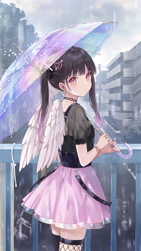 Fallen Angel🌸 [Original] (2250x4000) : r/Animewallpaper