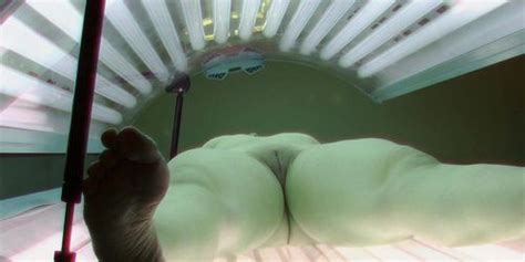 Older MILF Tanning Her Shaved Tight Pussy Seen This Tnaflix