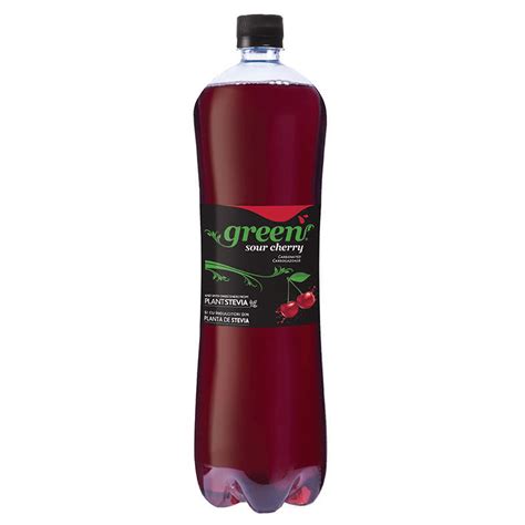 Carbonated Drink Green Sour Cherry 10 With Stevia EBag Bg