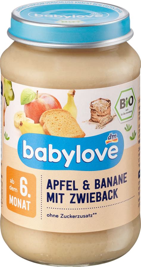 Babylove Frucht Getreide Apfel Banane Mit Zwieback Ab Dem 6 Monat