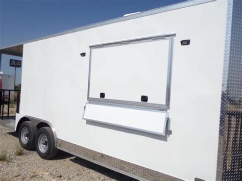 Empire Cargo X Concession Porch Bbq Trailer Enclosed In Byron