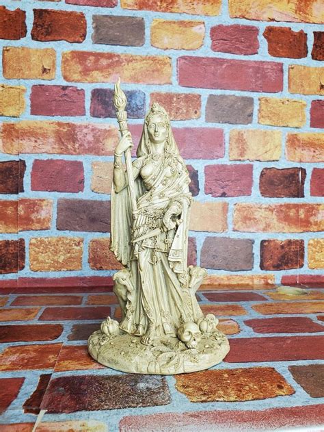 Vintage Hecate Statue Greek Goddess Of Magic Hecate Altar Etsy Canada