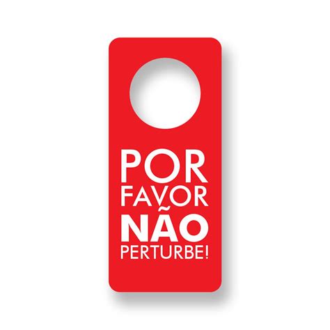 Não Perturbe Placa