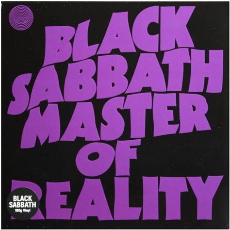 Виниловая пластинка BLACK SABBATH - MASTER OF REALITY (REISSUE, 180 GR ...