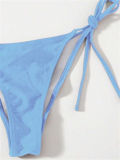 Tie Side Bikini Bottom Shein Usa