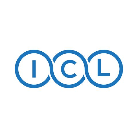 ICL letter logo design on white background. ICL creative initials ...