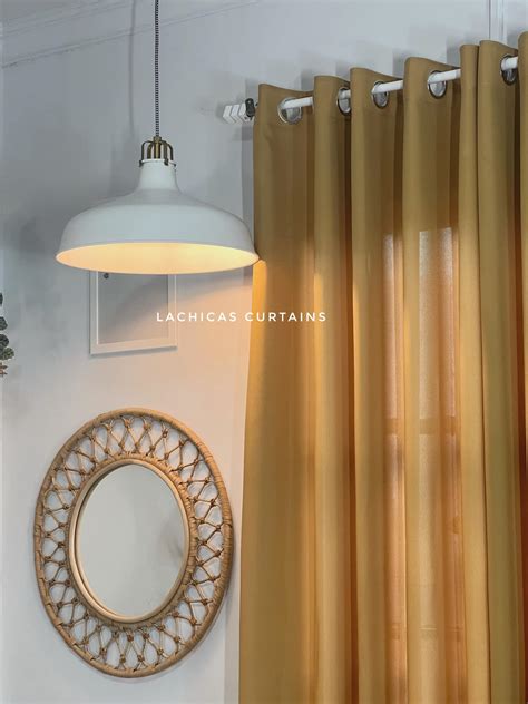 Sold Per Pc Minimalist Beige Brown Nude Earth Colors Home Elegant Curtains Ft Ft Ft Ft