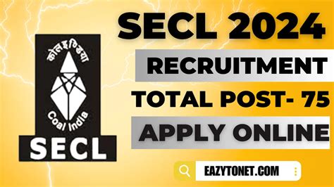 Secl Recruitment 2024 How To Apply Secl Vacancy 2024 Notification Out