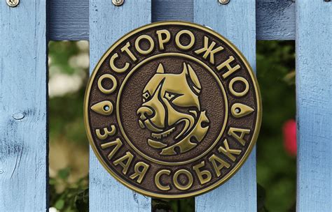 Табличка "Осторожно злая собака" ЗС-1 - цены, характеристики, фото