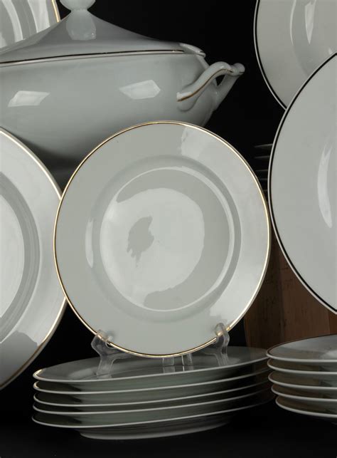 Bernardaud Co Limoges Dinner Set For 6 22 Contemporary