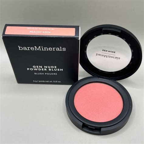 Bareminerals Gen Nude Powder Blush PEACHY KEEN G Oz Vegan NEW EBay