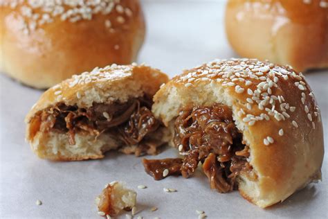 Baked Pork Buns Inside Wide Ang Sarap