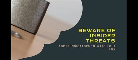 Top 10 Potential Insider Threat Indicators to Be Aware– 2024 