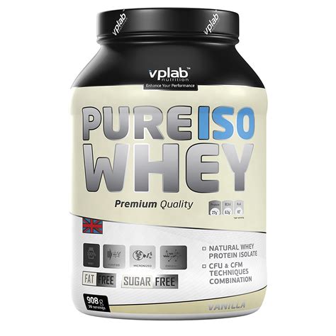 Протеин VPLAB Pure Iso Whey ваниль 908г купить по цене 3007 ₽ в ...