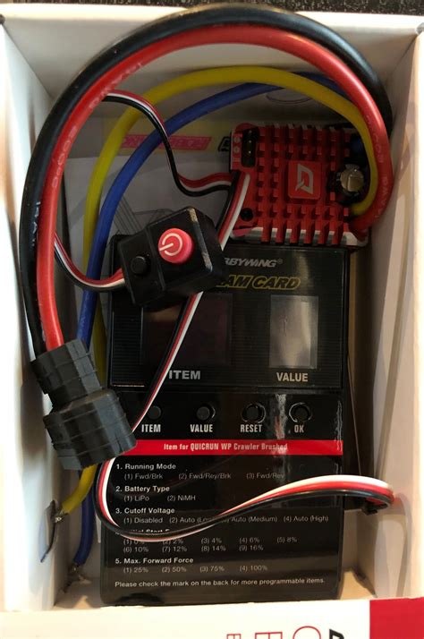 Hobbywing QuicRun Waterproof 1080 Brushed ESC - R/C Tech Forums